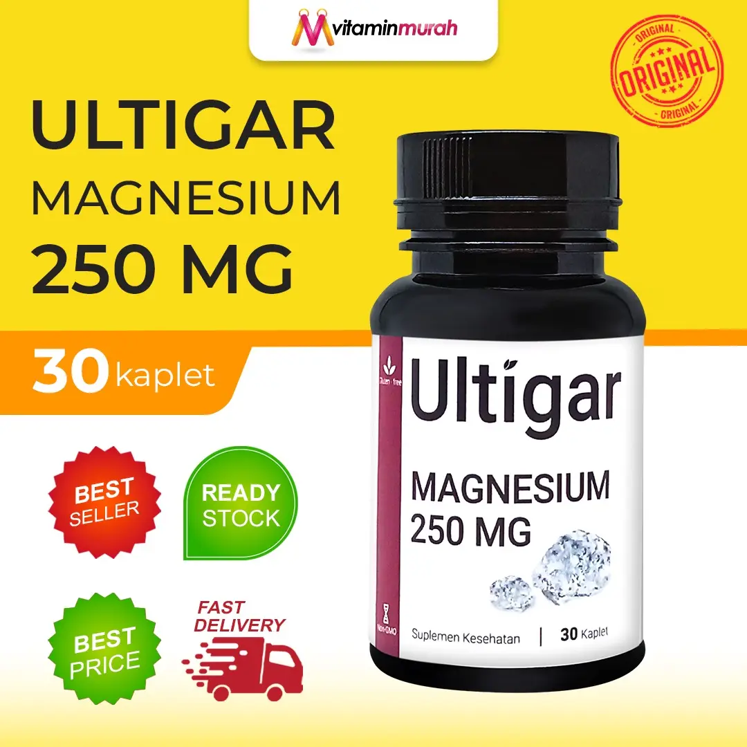 ULTIGAR MAGNESIUM 250 MG ISI 30 KAPLET - SUPLEMEN KESEHATAN