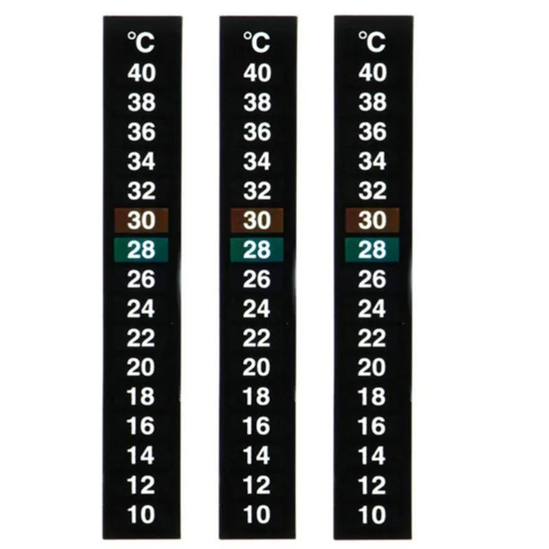 3pcs  Digital Aquarium Fish Tank Fridge Thermometer Sticker Measurement Stickers Temperature Control Tools 5