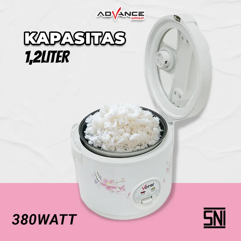 [ischasargita77] Advance Rice Cooker G11 Tutup Kaca Transparan Penanak dan Penghangat Nasi 1.2L Magicom Bergaransi 1 Tahun 1