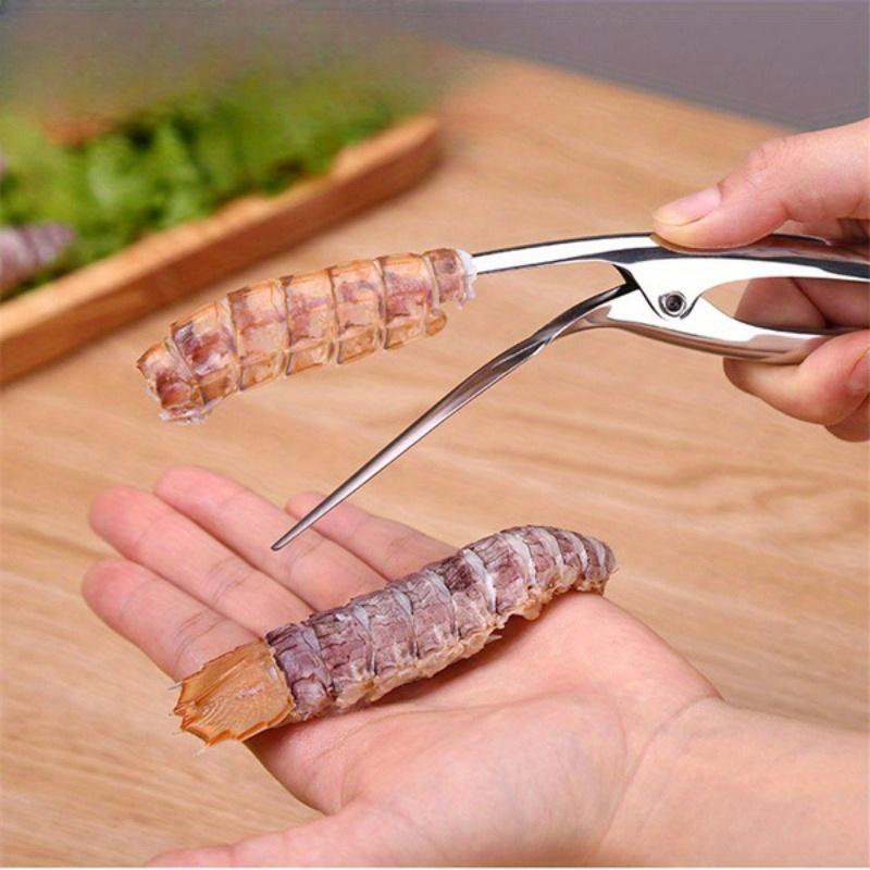 Stainless Steel Shrimp Peeler, 1 Count Shrimp Peeling Tool, Kitchen Crayfish Shrimp Stripping Peelers, Seafood Tools, Kitchen Gadgets 3