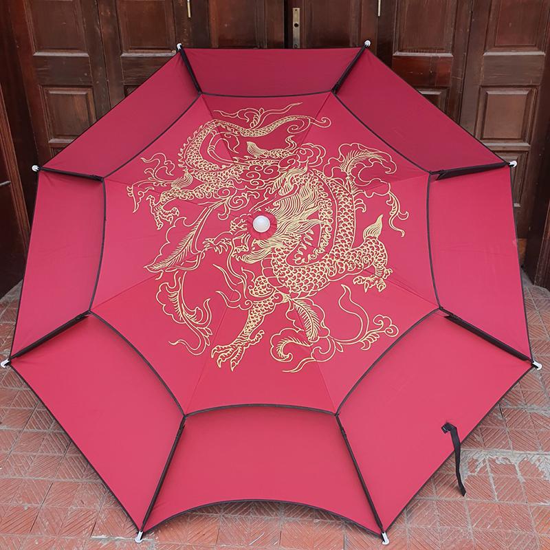 Ô Dù Câu Cá Dã Ngoại Kim Long 2 Tầng Thước 2m2- 2m4 Bền Bỉ 7