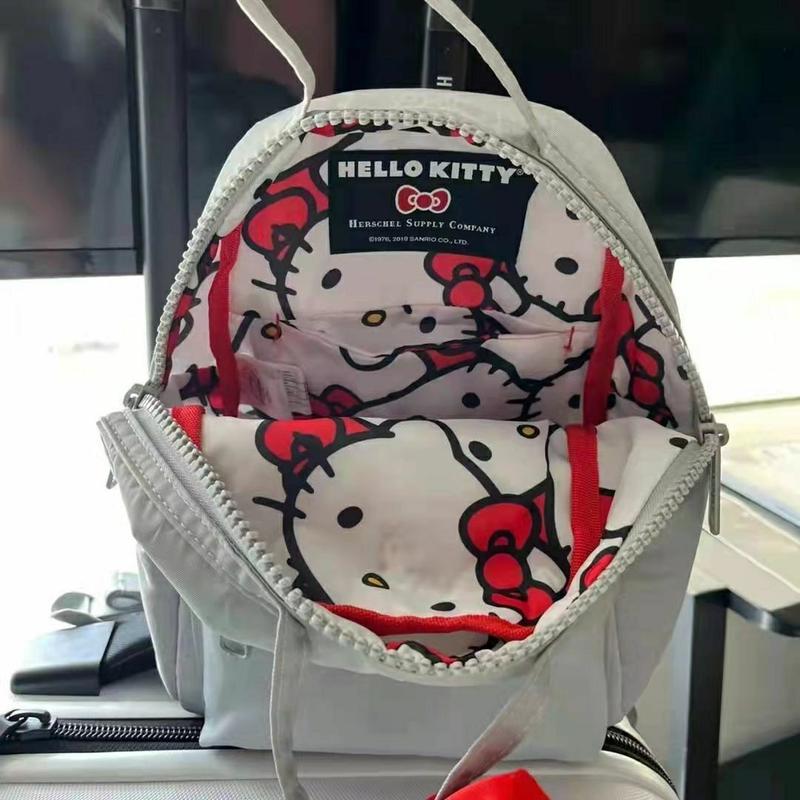 Ba Lô Đi Học Hợp Xu hướng Thiết Kế Hellokitty Dễ Thương, Thích Hợp Cho Nữ, Kiểu Cặp Sách, Có Thể Mang Theo Máy Tính, Hàng Mới Về Năm 2024, Túi Ba Lô 0