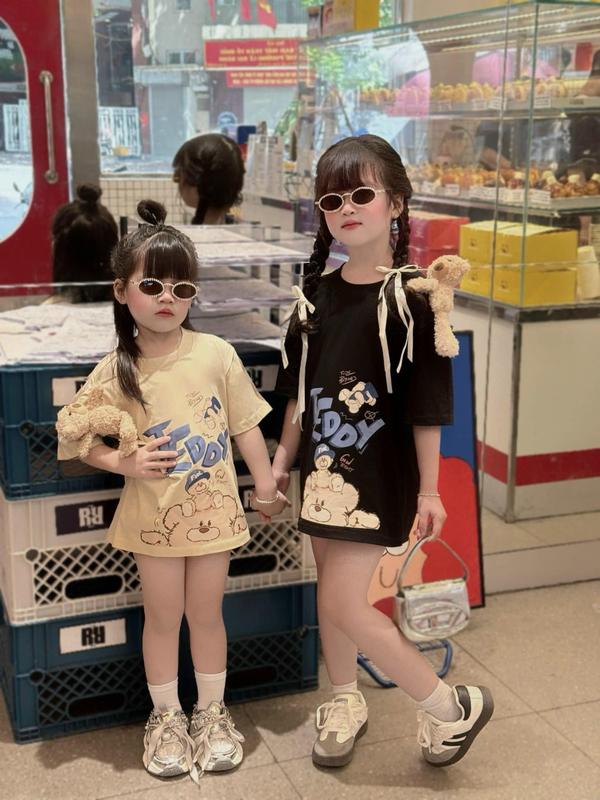 Áo thun cho bé hình 13dmz te dy tặng kèm gấu xù, áo phông trẻ em,unisex.TPKIDS.[M755]