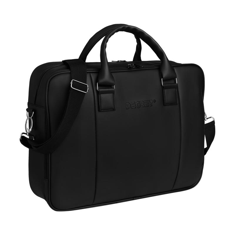  Cặp simili công sở cao cấp,cặp học sinh túi đựng laptop Degrey rất thanh lịch sang trọng màu đen - CAPTD 