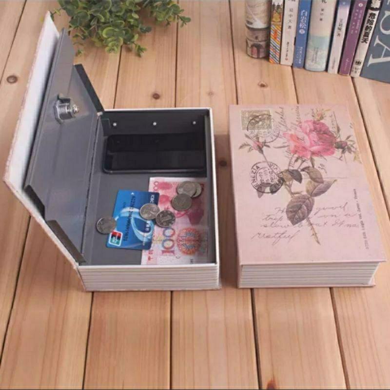 Két Sắt Mini Hình Quyển Sách Loại Mật Mã Khóa Số