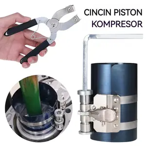[COD] Piston Ring Compressor 4" Treker Alat Press Ring Seher + Tang Piston Ring