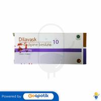 Gambar DILAVASK 10 MG BOX 50 TABLET dari Apotek Dande Farma by GoApotik Kota Surabaya 2 Tokopedia