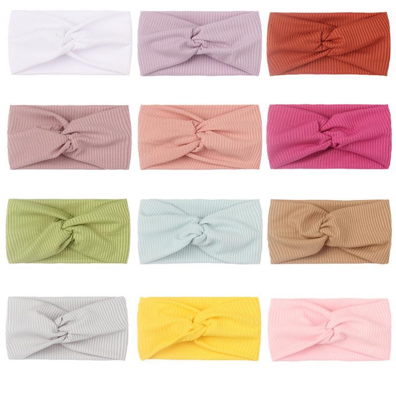 Product Introduction of Spring Summer Baby Headband Solid Color Stretch Elastic Comfortable Fashion Headwear For 0-4 Years Baby Girls Hair Accessories 21