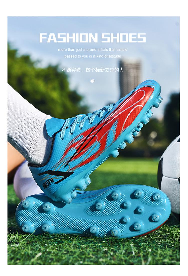 Product Introduction of Football Boots Soccer Cleats Spikes Shoes for Men Women Unisex Child Boys Girls Professional Breathable Training High-Tops Futsal 2 41 Y 4 30
