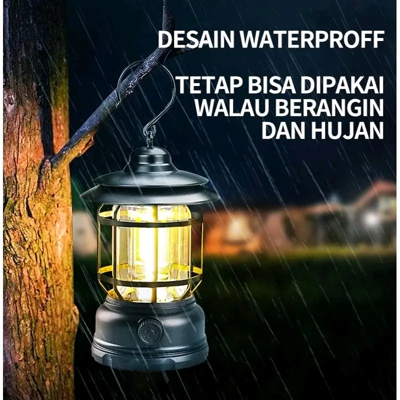 LAMPU LENTERA LED / Camping Lamp 3 COB Lampu Tenda Camping Tent LED Emergency 4