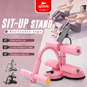 SPEEDS Alat Bantu Sit Up Stand + Tali Gym Yoga Fitness Alat Olahraga Rumah Tali Resistance Band Alat Olahraga Penahan Kaki 022-7
