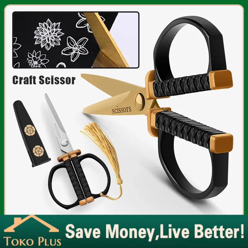 Vintage Scissors Gunting Mini Portable Stainless Steel Multifungsi untuk Jahit Kain Benang Kertas dan Nail Art dengan Desain Unik Aman dan Praktis Digunakan 0