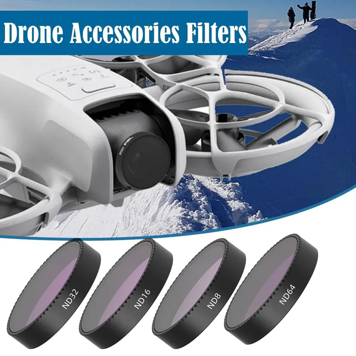 Suitable For DJI NEO Drone Accessories Multi-Layer Coating ND Filter Set