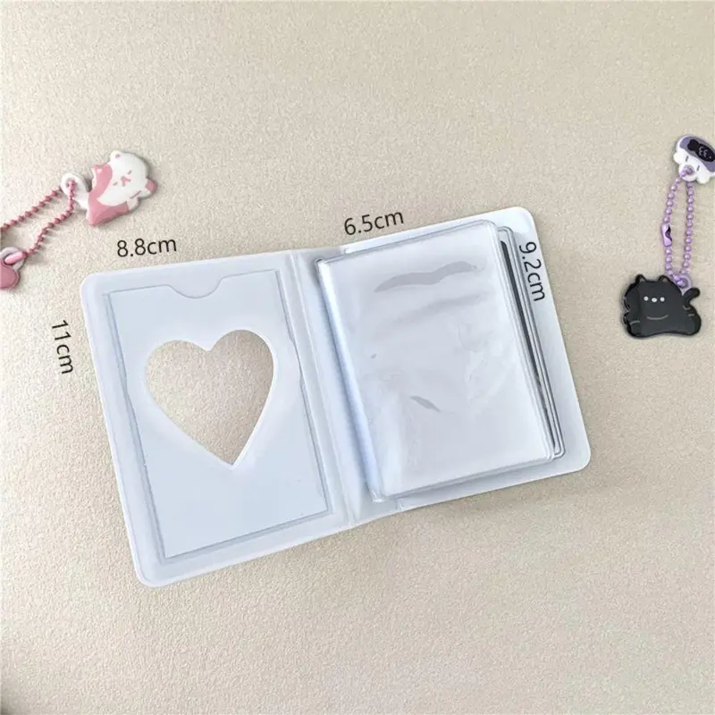 Album Đựng Ảnh 3inch 40 Ngăn Hình Trái Tim Họa Tiết Hoạt Hình Xinh Xắn 6