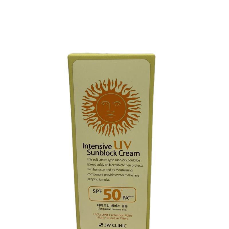 Kem chống nắng 3W Clinic Hàn Quốc Intensive UV Sunblock 70ml Skincare Dưỡng Body Nữ 4