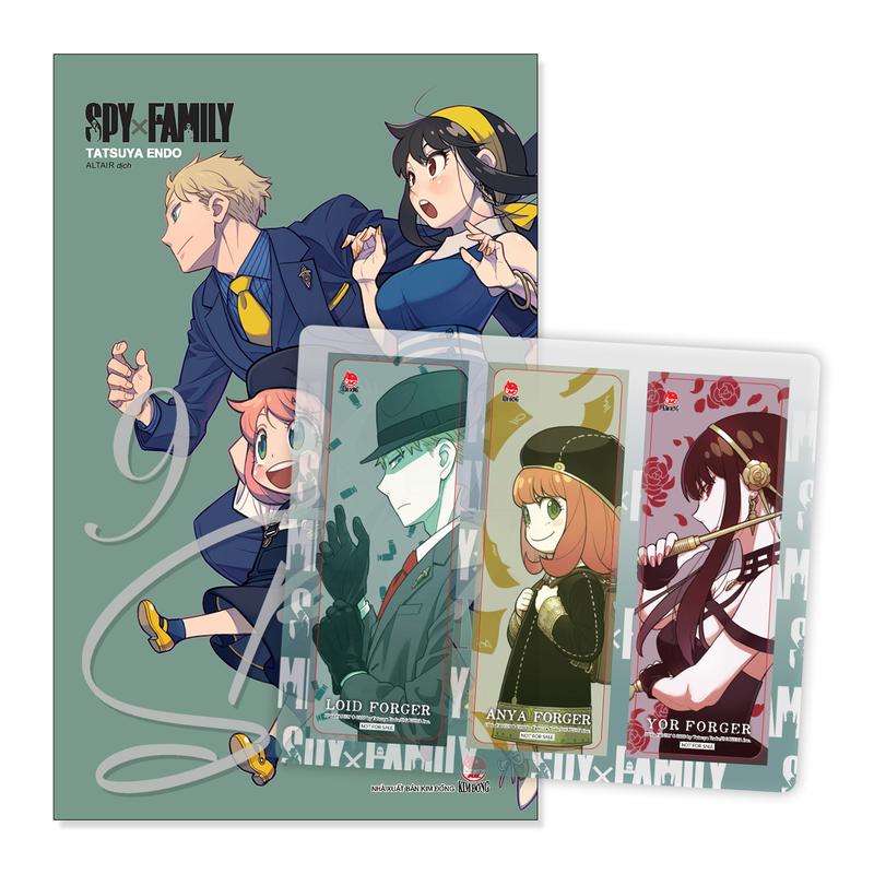 Truyện tranh Spy X Family - Tập 9 - Limited Edition - Bìa Cứng - Tặng Kèm Set Bookmark PVC
