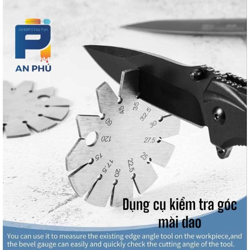 [ Free ship] Dụng cụ kiểm tra góc mài dao- Dưỡng đo góc An Phú vn thước đo góc 2