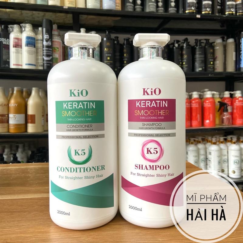 Product Introduction of Cặp Dầu Gội Xả KiO K5 Mềm Mượt Lưu Hương Lâu Phục Hồi Tóc Hư Tổn 2000ml×2 3