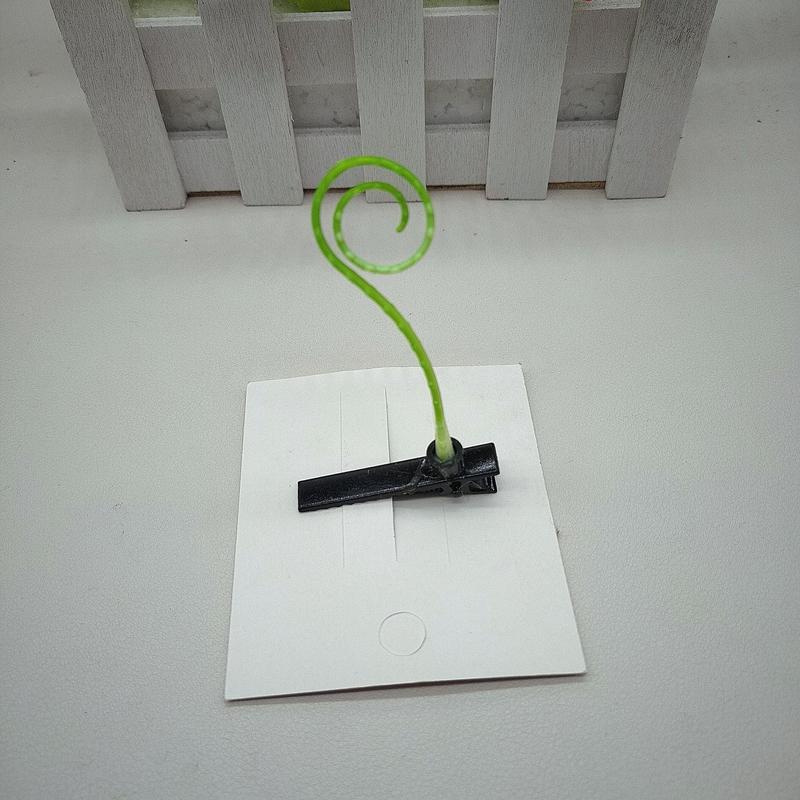 Kẹp Tóc Cỏ, Đầu Dài, Kẹp Tóc Cỏ, Phụ Kiện Tóc Dễ Thương, Bán Vui Nhộn, Bán Chạy 7