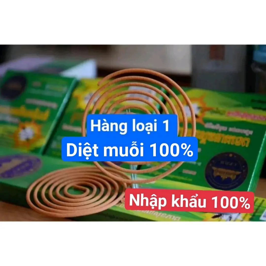 Combo 10 hộp nhang muỗi Thái Lan hàng loại 1 (Hộp 10 khoanh)
