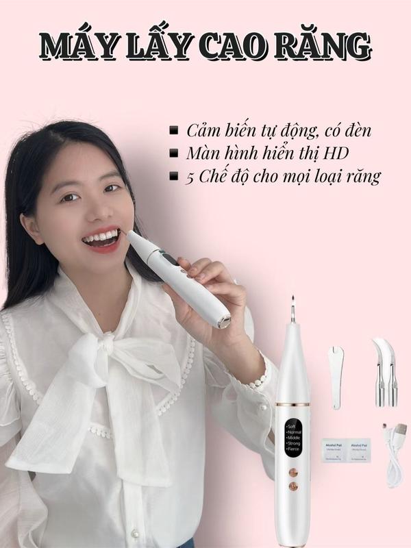  Máy Lấy Cao Răng Làm Sạch Mảng Bám Có Cảm Biến Tự Động,máy  cạo  vôi  răng 