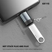 Gambar LENYES AX113 OTG Adapter USB To Type C Connector Converter Data Plug & Play dari LENYES INDONESIA Kota Administrasi Jakarta Pusat 5 Tokopedia