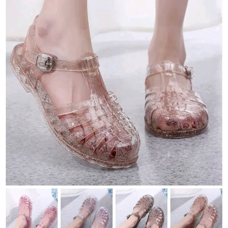 MEISHA JELLY GLITTER/ SANDAL JELLY WANITA/ SANDAL WANITA DEWASA Sandal 0