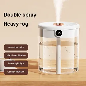 【Verdantt】COD Air Humidifier Aromatherapy Portable Diffuser Aroma Terapi Essential oil Pelembab air Purifier 2000ml Lampu malam Led