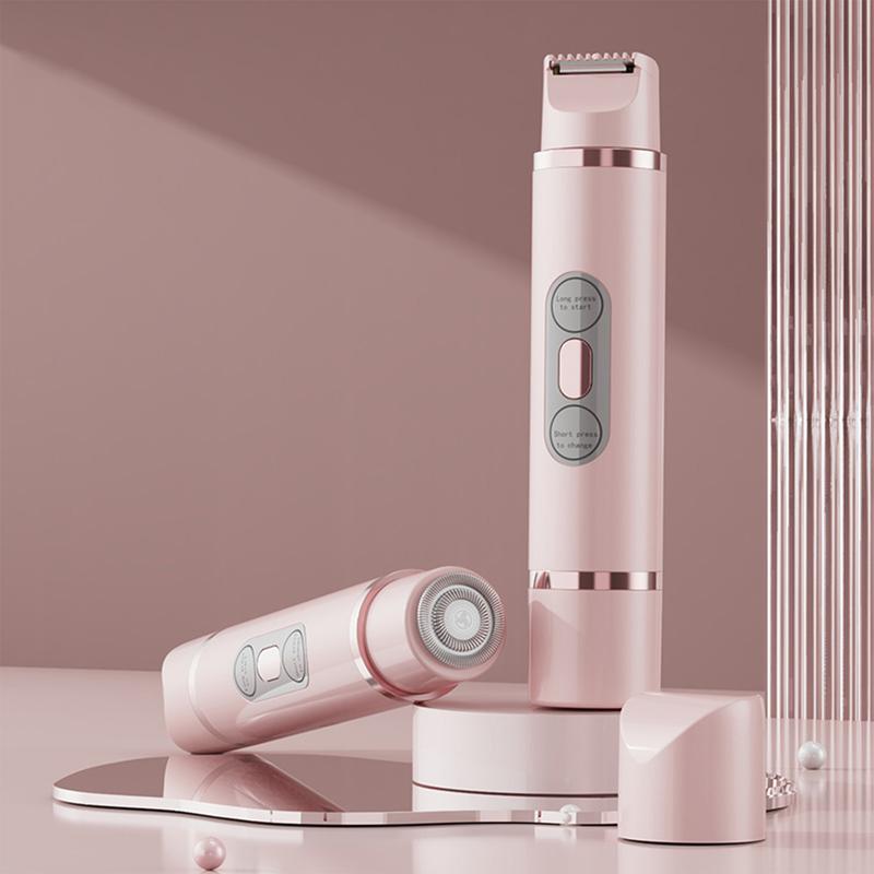 Women Shaver Efficient Hair Removal Tool Rechargeable Hair Trimmer Plastic Texture for Face Lip Chin Wet and Dry Use 0