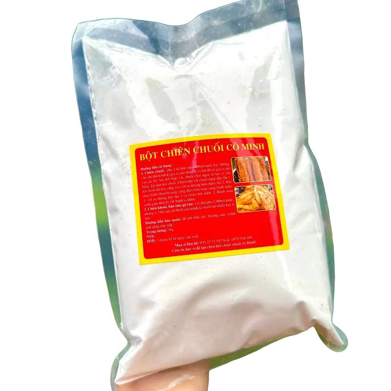 Bột chiên chuối, chiên khoai giòn xốp