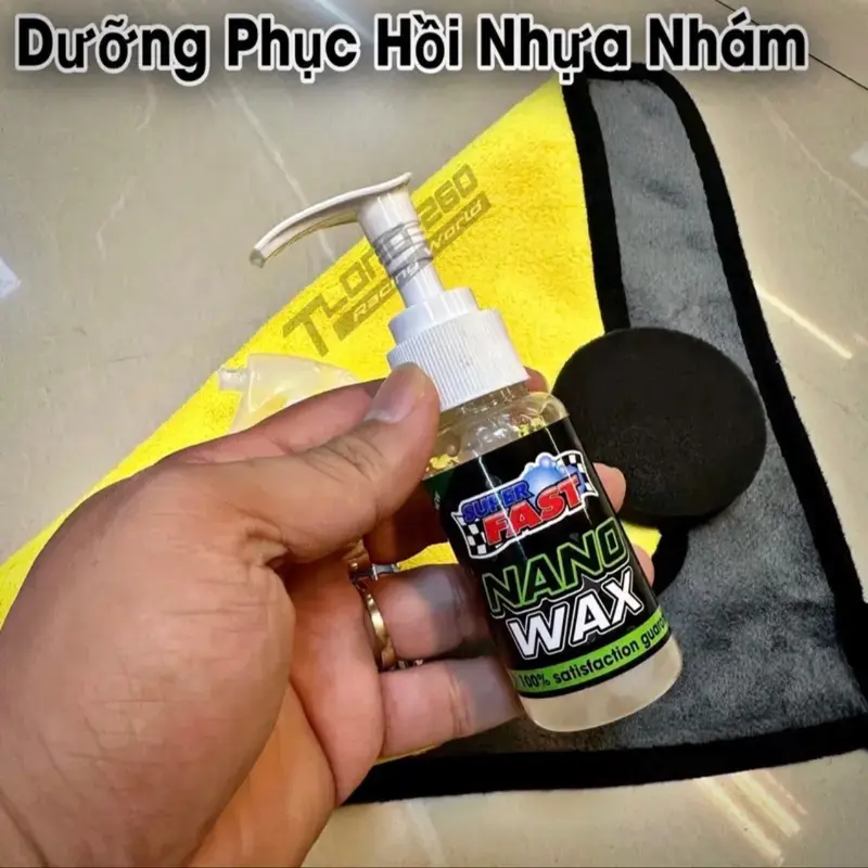 Nano Wax Super Fast Dưỡng Bóng Dàn Áo , Phục Hồi Nhựa Nhám 2