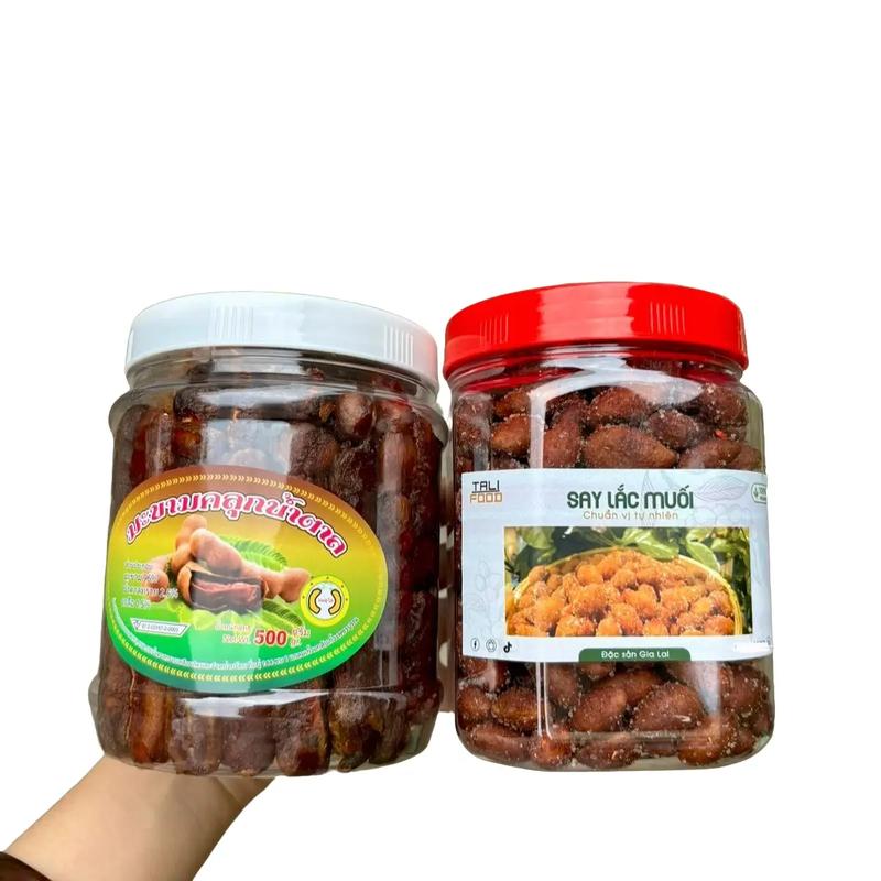  Combo 1 Say Muối Ớt + 1 Hủ Me Lào Chua Ngọt-Nhà TaLiFood Ngon Nhà TaliFood Snack Ăn Vặt 