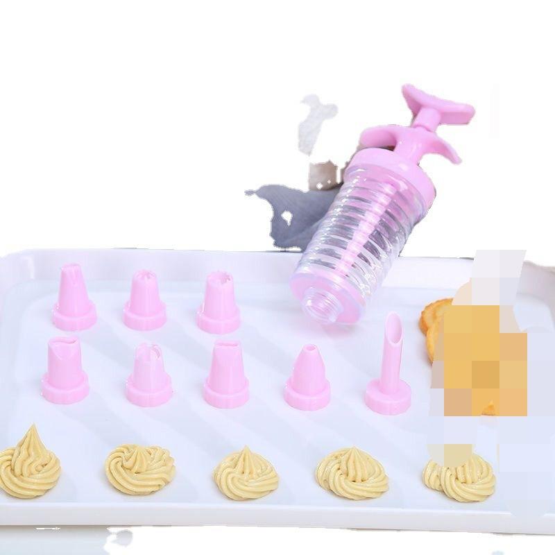 Product Introduction of New 8 Pipe Nozzles with Syringe Plastic Cream Baking Nozzle Dispenser Icing Pastry Cream Tips Pastry Tube Decoration Tool 6