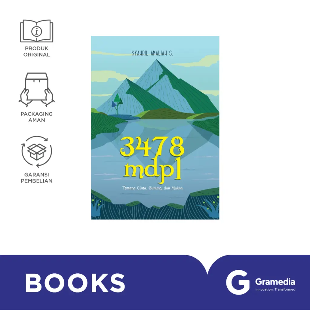 Gramedia Novel 3478 Mdpl: Tentang Cinta, Gunung, dan Makna