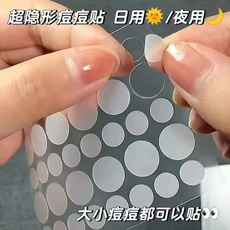 Anti-Acne Acne Patch Anti-Acne Concealer Ultra-Thin Suction Pus Anti-Acne Desalting Pimple Printed Male and Female Students Acne Acnecare