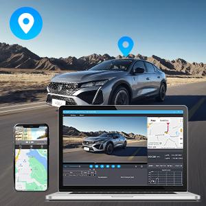 Product Introduction of Pruveeo 360 Degree Viewing Angle 4 Channel Driving Recorder Front Rear Left, Car Driving Recorder, Built-in GPS WiFi Night Vision Function, 24/7 Record Parking Mode Monitor, Free 128G Card 27