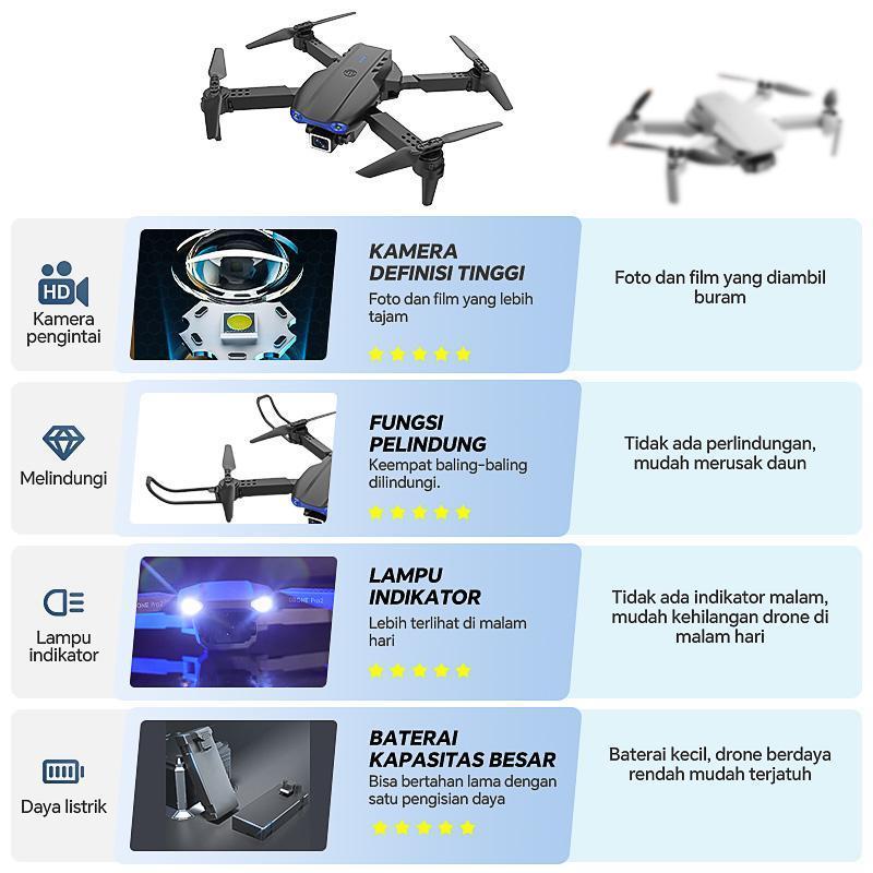 Intelligent drone E99 PRO professional camera for indoor and outdoor 8K 5G aerial photography, dual camera remote, capable of flying 3KM 9