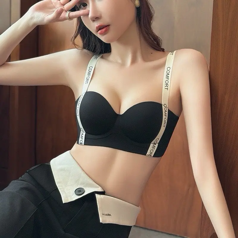 ￼Áo lót Không Gọng Không Đường May Chống Chảy Xệ Thời Trang Cho Nữ