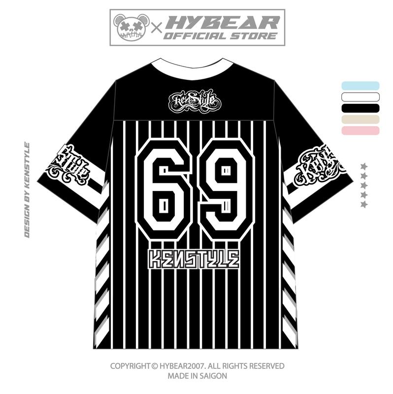 [MUA 2SP TẶNG 1 TÚI TOTE] Áo thun BASEBALL JERSEY sọc đen trắng unisex Menswear Sport Top Tập Thể Dục Quần áo  thun  boxy  basic boxy  shirt