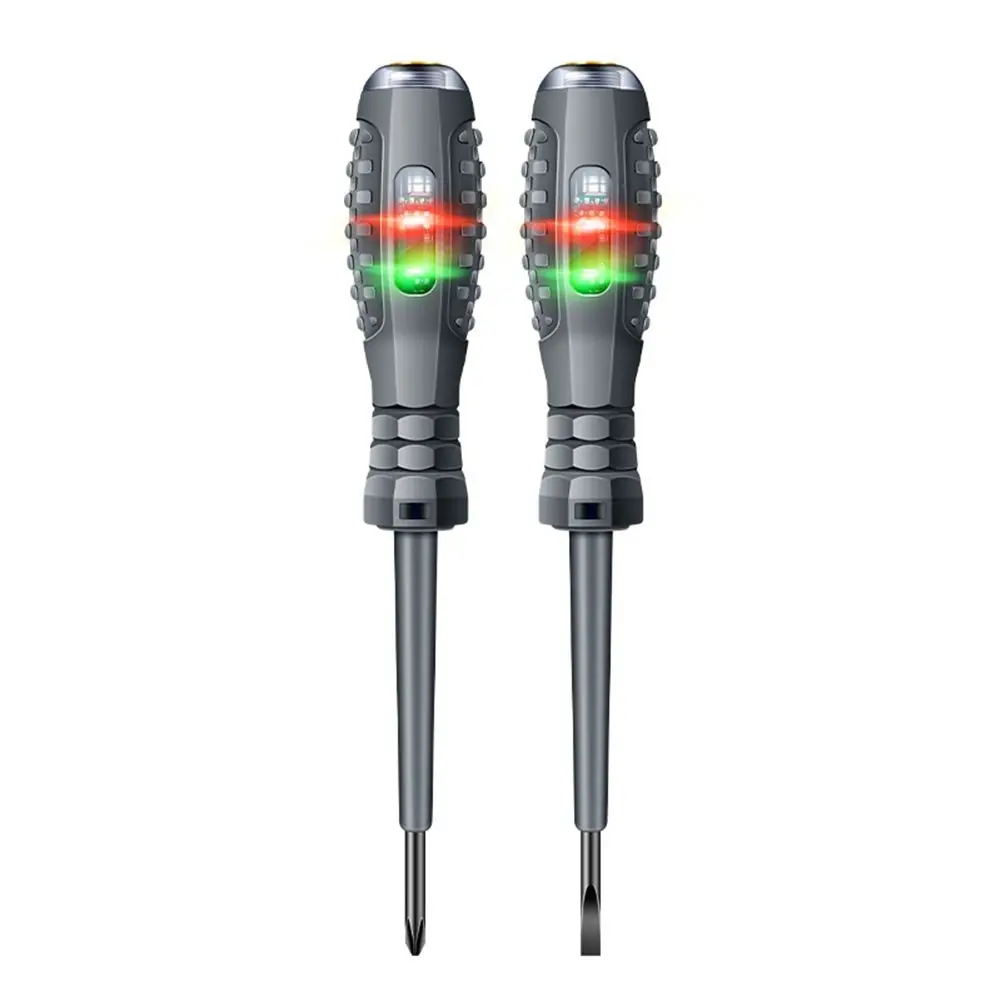 Pack of 2 Slotted Cross Screwdriver Electric Pencil Colored HighLight Tester Pen
