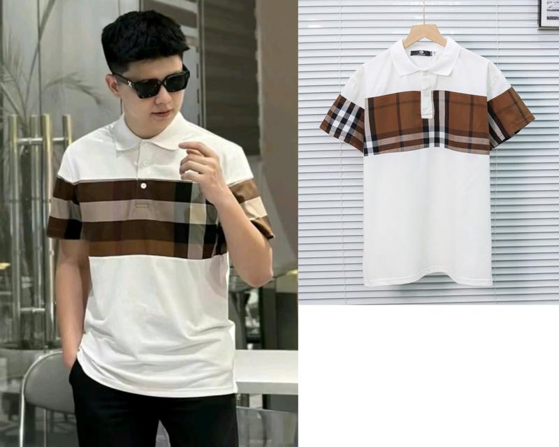 Áo thun cổ trụ Nam Nữ phối caro vàng Búppp,Be,Rì boy phố trẻ trung năng động , chất vải cotton thoáng mát . Form áo dễ phối đồ Menswear Unisex