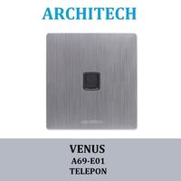 Gambar Architech Venus A69-E01 Stop Kontak/OUTLET/JACK Telepon - TELEPONE dari ARCHITECH INDONESIA Kota Administrasi Jakarta Utara 1 Tokopedia