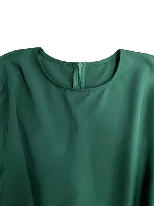 Arabic Clothing-Solid Long Sleeve Belted Tie Back Arabian Dress, Elegant Casual Long Dress for Daily Wear, Women's Islamic Clothing for All Seasons 5