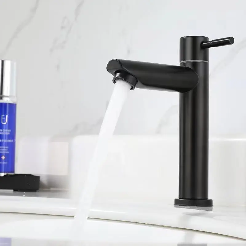 Stainless Steel Single Cold Water Faucet, Public Sink Faucet, For Bathroom And Kitchen 0