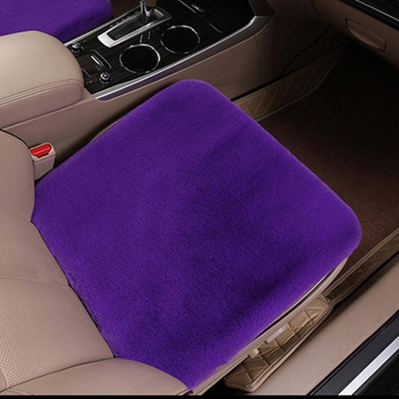 Product Introduction of Plush Seat Cushion Car Seat Cushion Winter Plush Rabbit Fur Winter Warmth Thick Wool One Piece E2D8 47