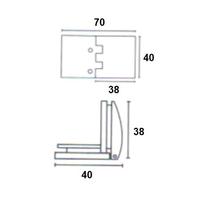 Gambar Engsel Kaca Showcase Samping Glass Cabinet Side Hinge Lemari Kaca dari GenHardware Kota Administrasi Jakarta Barat 5 Tokopedia