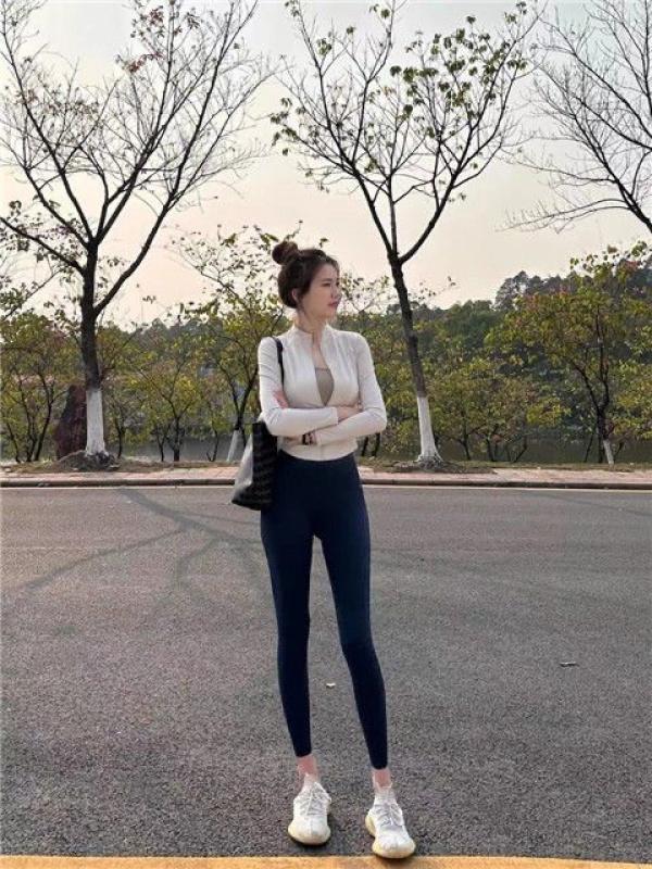 Product Introduction of Bộ Quần Áo Tập Yoga, Dành Cho Nữ, Bộ Sưu Tập Thu Đông, Áo Chạy Bộ Bó Sát Nhanh Khô, Dài Tay, Thích Hợp Để Tập Luyện Pilates, Quần Áo Tập Luyện, Áo Khoác, Năm 2024 23