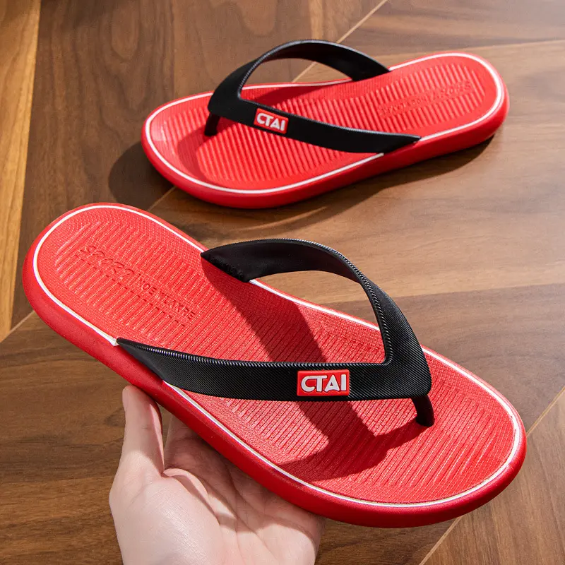 Sandal Jepit Pria Fashion Santai CTA-01 Lentur Nyaman Anti Slip Karet