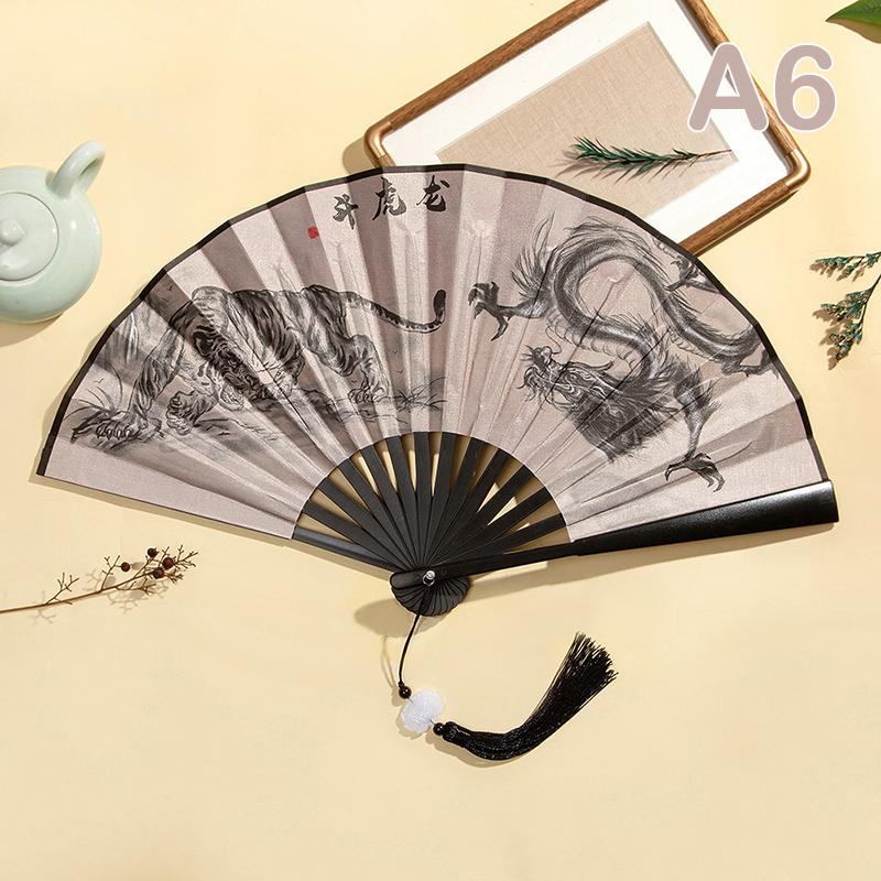 Product Introduction of Quạt Gấp, Phong Cách Trung Quốc Và Nhật Bản Mới, Chuôi Gỗ, Quạt Khiêu Vũ Cổ Điển Tua Rua Thanh Lịch, Quạt Nữ, Quà Tặng Thủ Công Nghệ Thuật Tiệc Tùng, Bộ Trang Trí Nhà Cửa 20