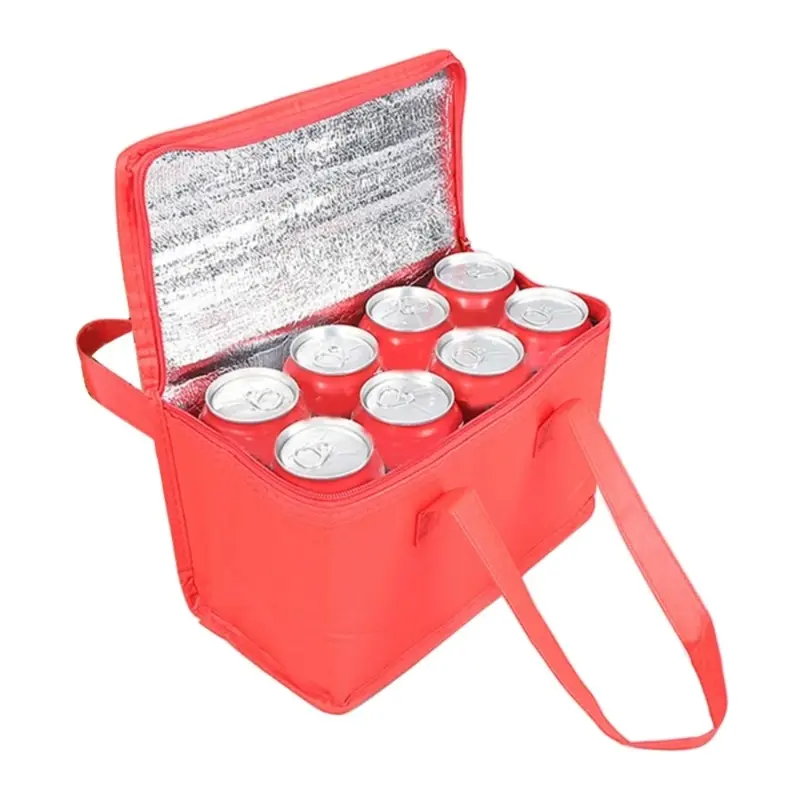 Túi cách nhiệt, kích thước lớn, chất lượng cao, giữ nhiệt, thích hợp cho BBQ, giữ ấm và lạnh, gói Zip, thích hợp để cắm trại, uống và dã ngoại, cũng thích hợp cho đồ dùng dã ngoại 6